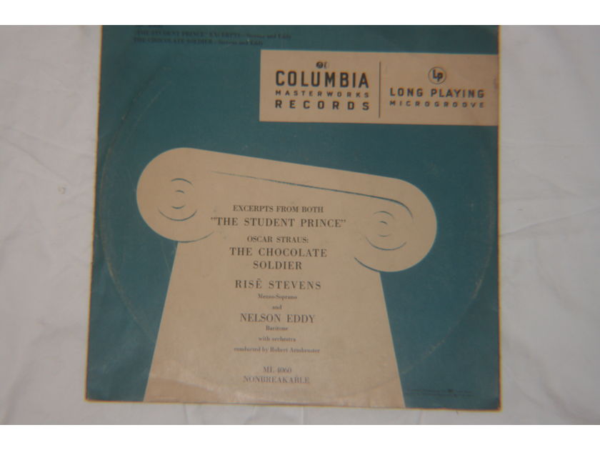 Robert Armbruster - "The Student Prince" & The Chocolate Soldier Columbia ML 4060