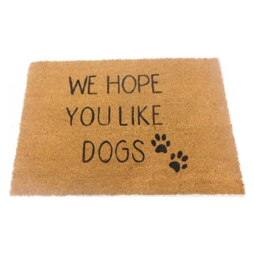 We Hope You Like Dogs Doormat