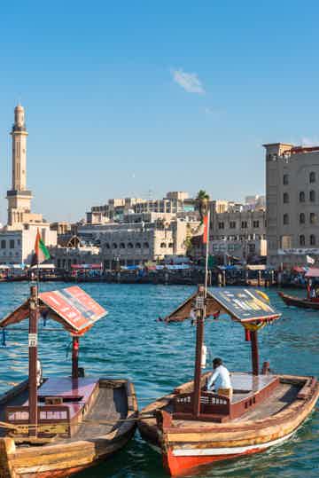 Enjoy an abra boat ride on Dubai Creek
