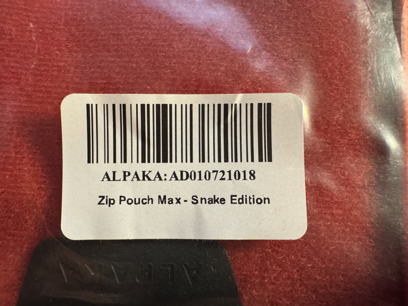 Zip Pouch Max V2 - Snake Edition - $99.00 | RE:CARRY