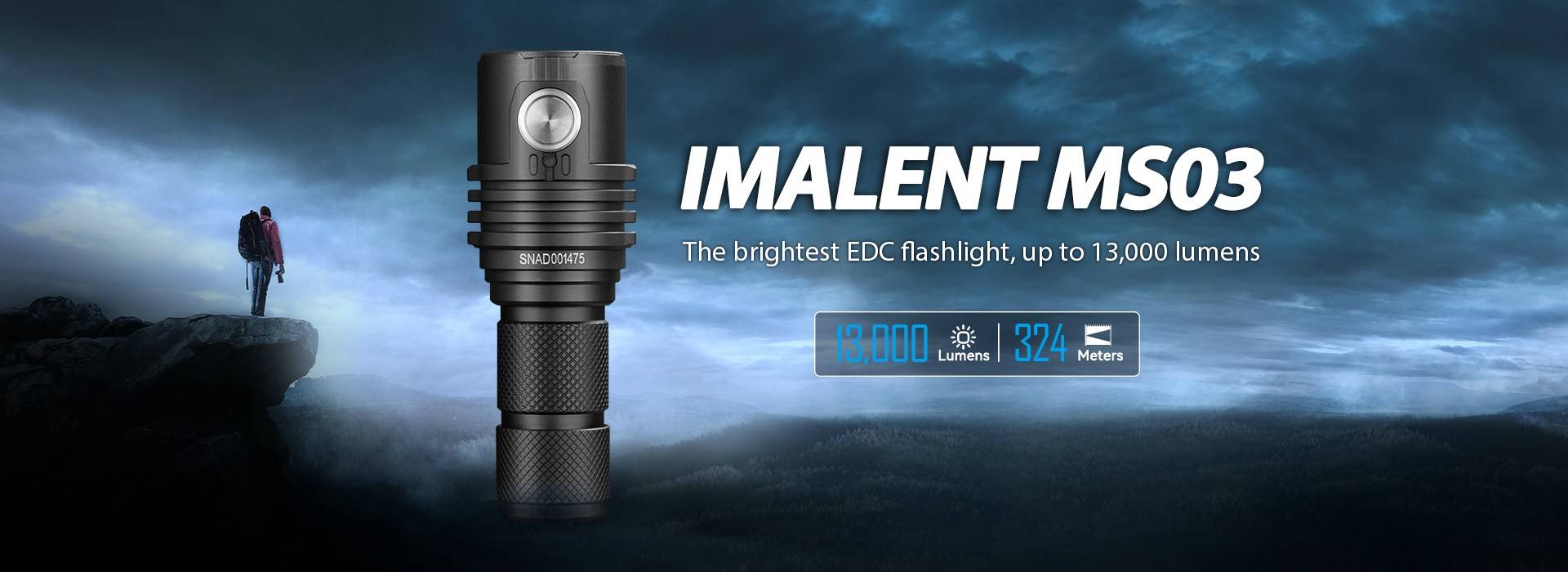 imalent ms03 brightest edc flashlight