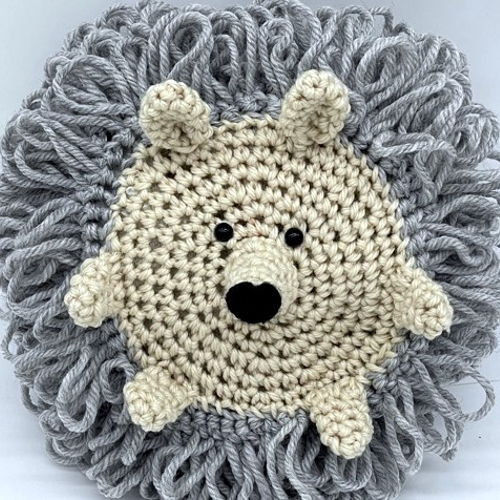 Padrão de softie de brinquedo ouriço de crochê amigurumi