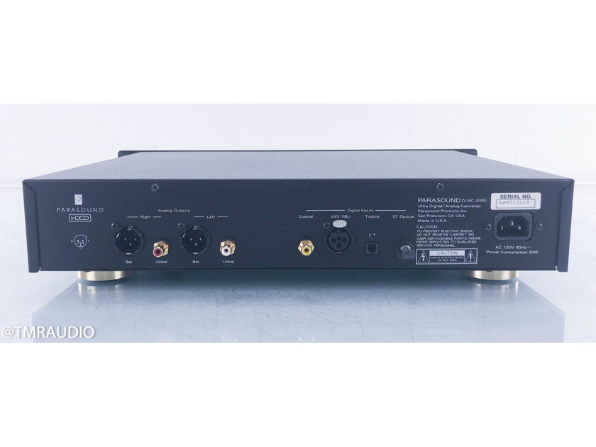 Parasound D/AC-2000 Ultra DAC; D/A Converter; DAC2000 HDCD (11518)