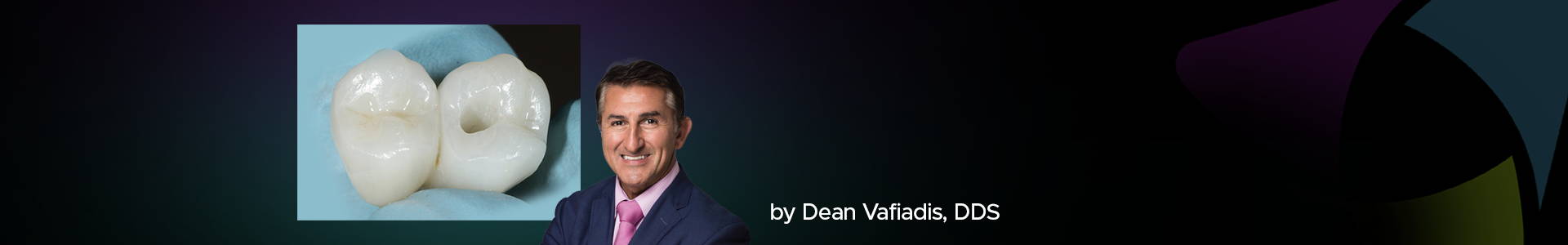Blog banner of Dr Dean Vafiadis and a clinical image in the back