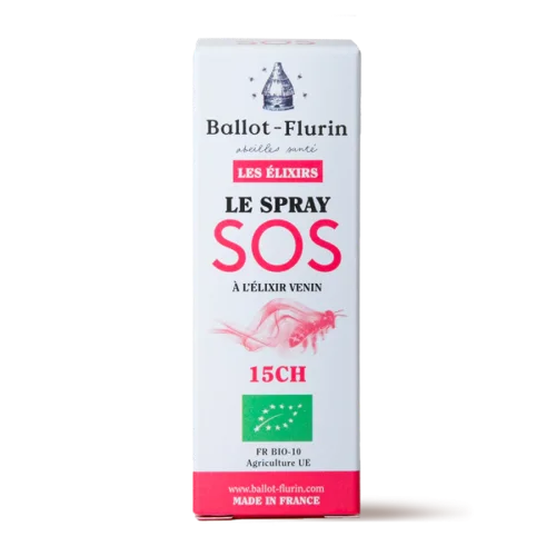 Spray SOS à l'élixir venin d'abeilles