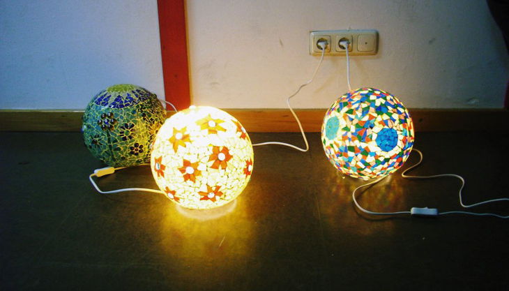 atelier farnsworth mosaik lampen