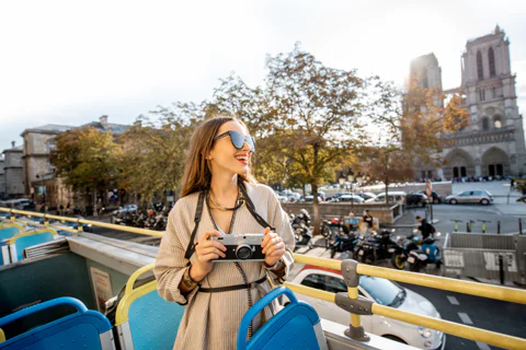 Paris: Hop-on/Hop-off Bus Tour & Seine Riverwalk Package Tour