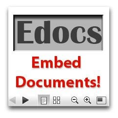 Edocs - Embed Documents - встроенные документы в Joomla