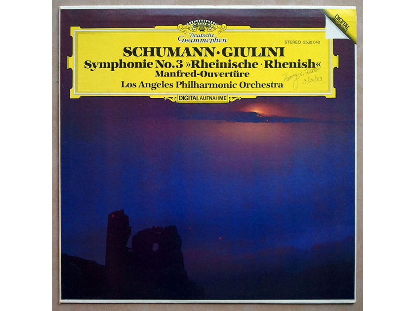 DG Digital/Giulini/Schumann - Symphony No. 3, Manfred Overture / NM