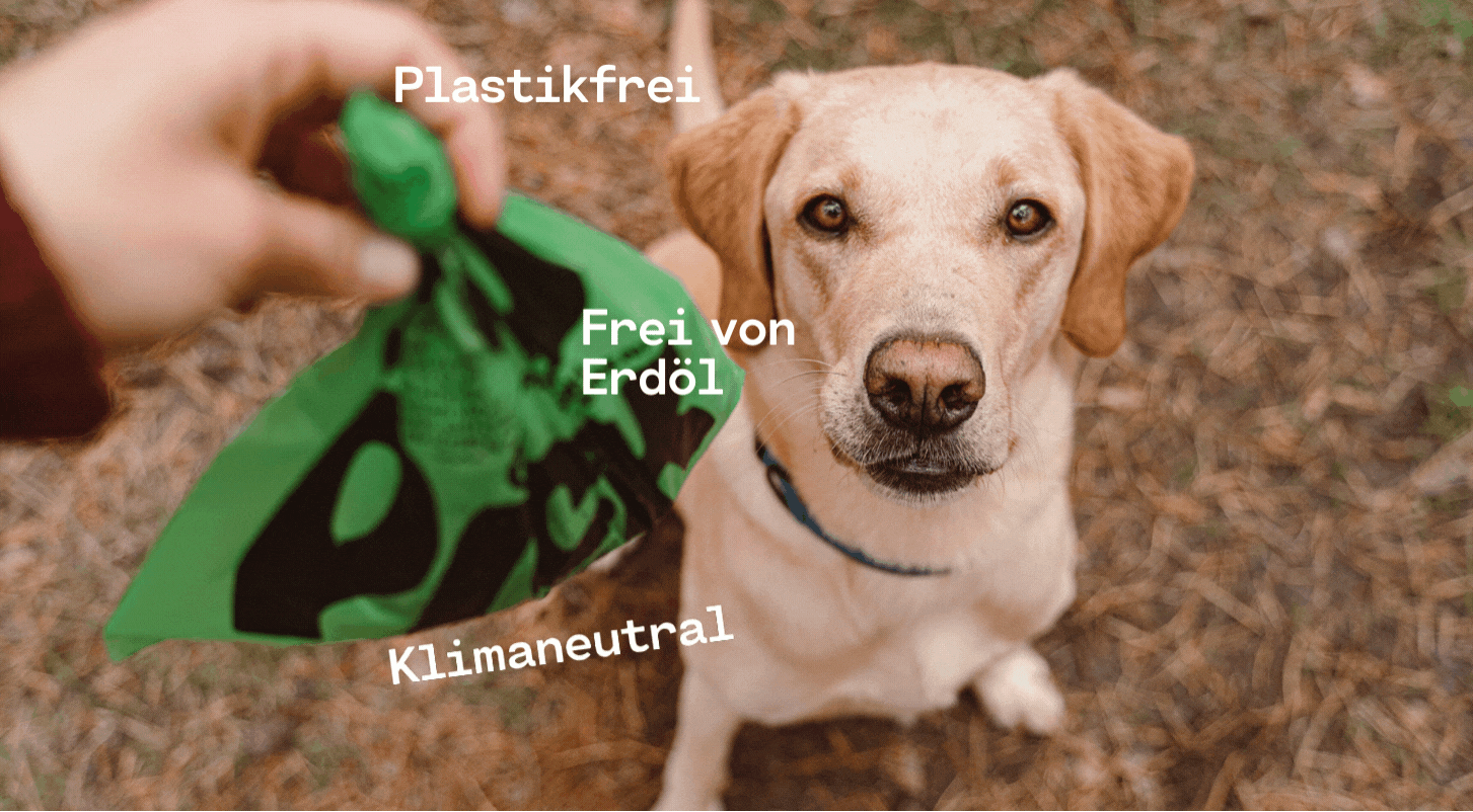 Plastikfreie Hundekotbeutel