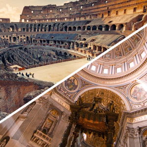 Excursion - Tour of Colosseum & St. Peter's Basilica, Rome
