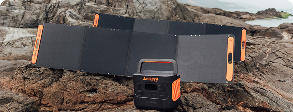 Jackery Portable Power Station and Solar Panel