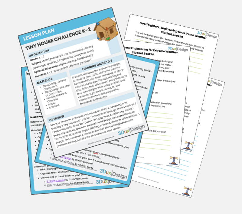 3Dux photo of lesson plans