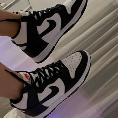 Nike Dunk High white black🎀