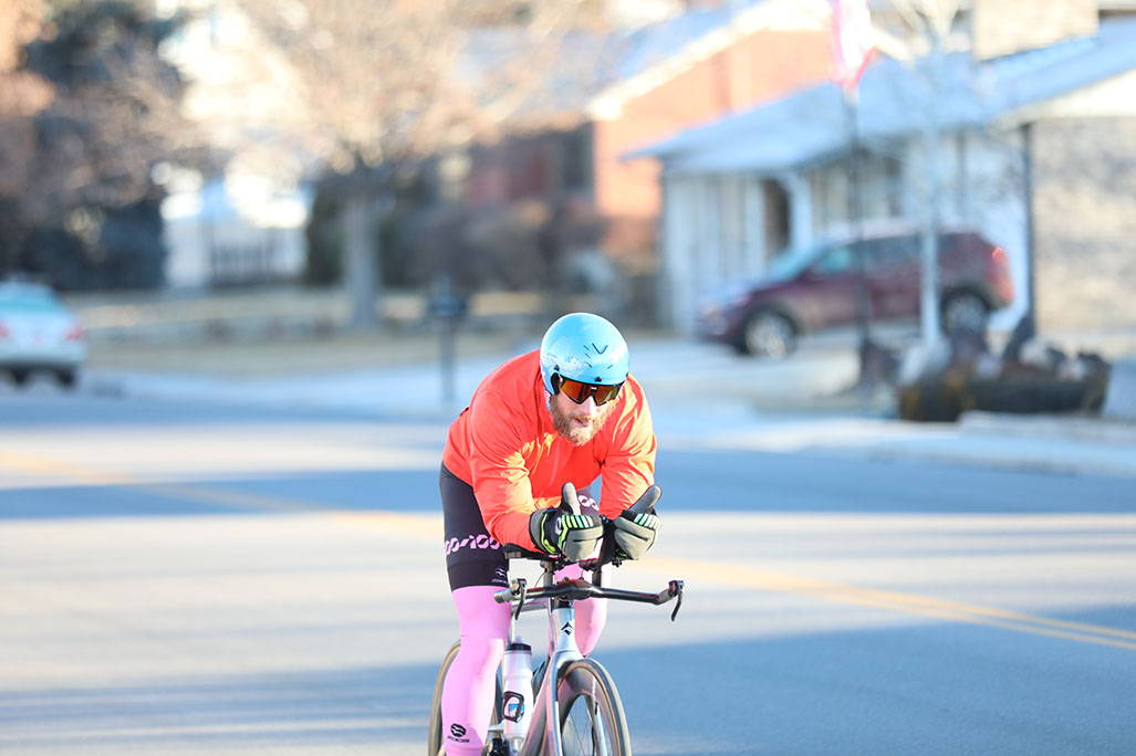 James lawrence on bike