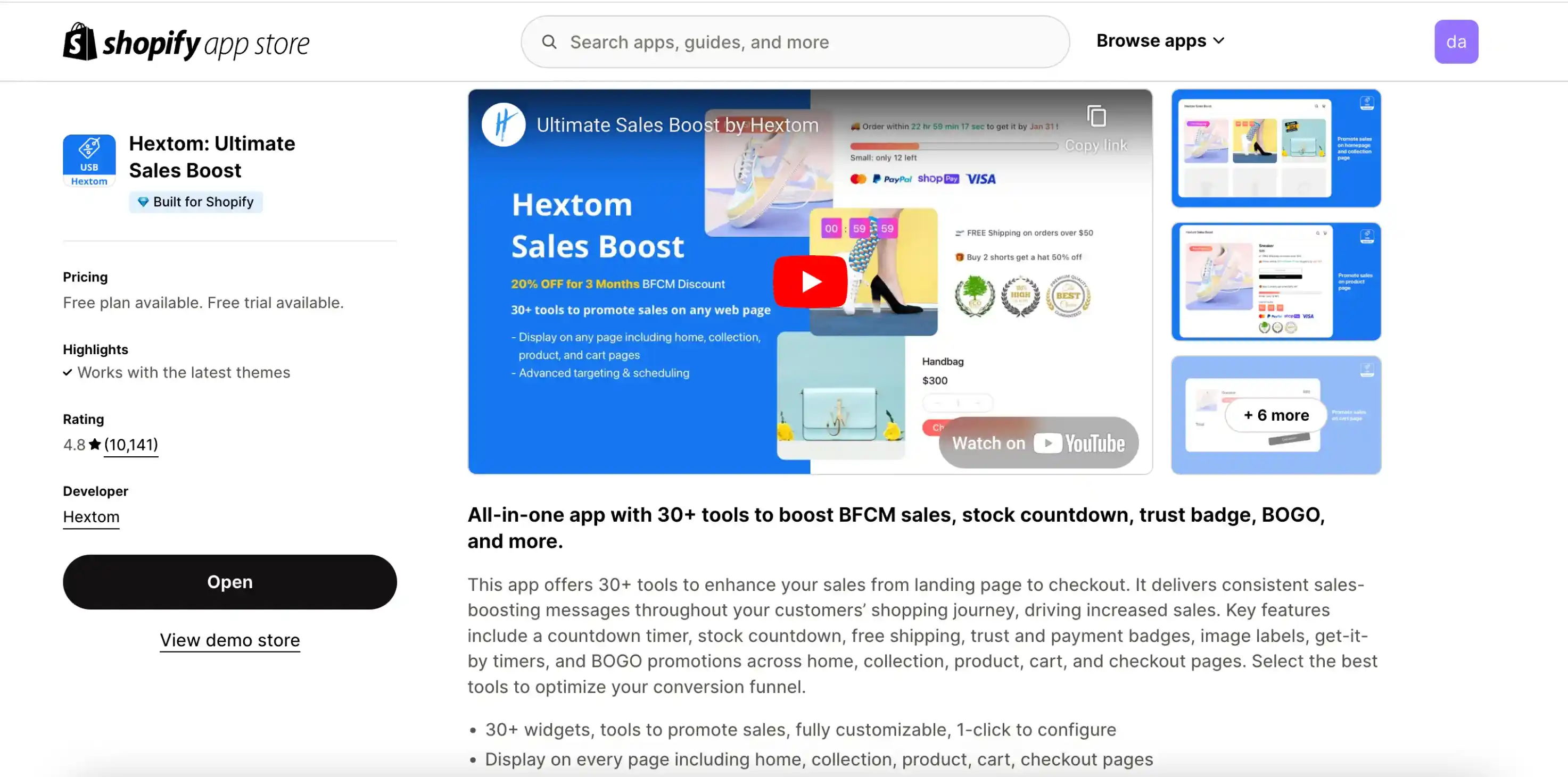 hextom ultimate sales boost