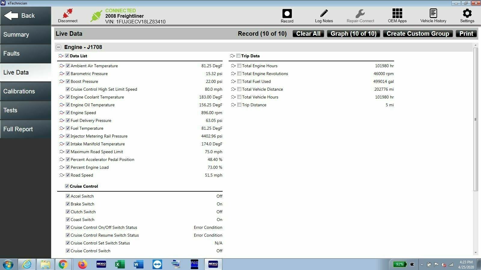 Nexiq eTechnician v2.1 Software de diagnóstico para camiones pesados