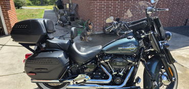 2020 HARLEY-DAVIDSON FLHCS HERITAGE CLASSIC 114 ABS motorcycle for rent near Hummelstown, PA