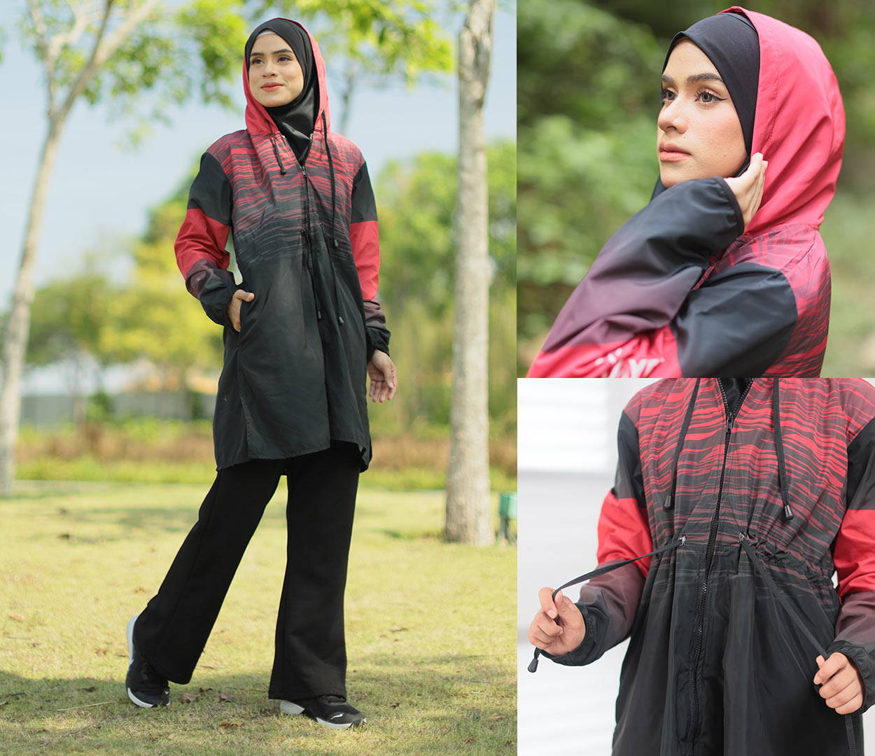 Windbreaker women muslimah