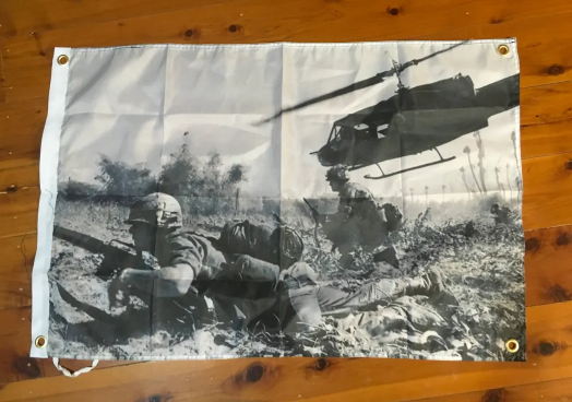 Chopper. Army. Soldier. Vietnam war Banner