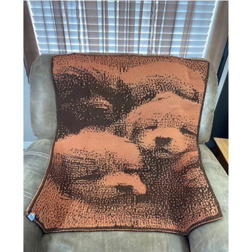 Puppy Pile – Double Knit Baby Blanket