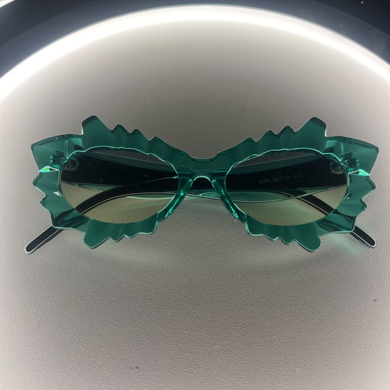 Sonnenbrille Türkis-Grün