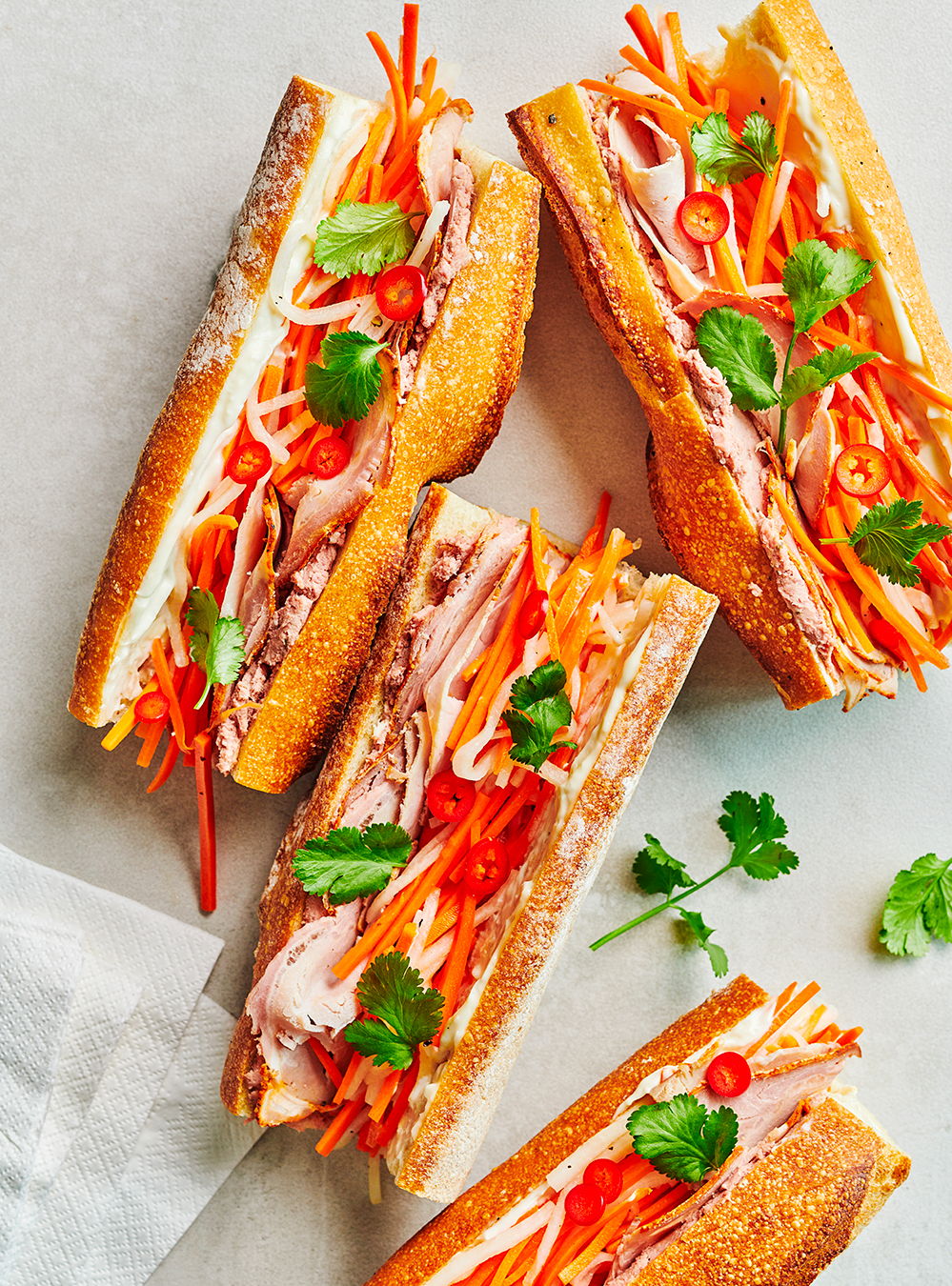 Vietnamese Bánh Mì Sandwiches | RICARDO