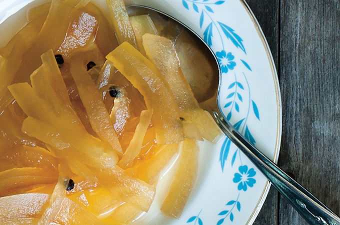 Pickled Watermelon Rind