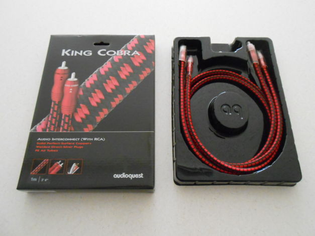 AudioQuest King Cobra RCA to RCA Interconnect  1 Meter