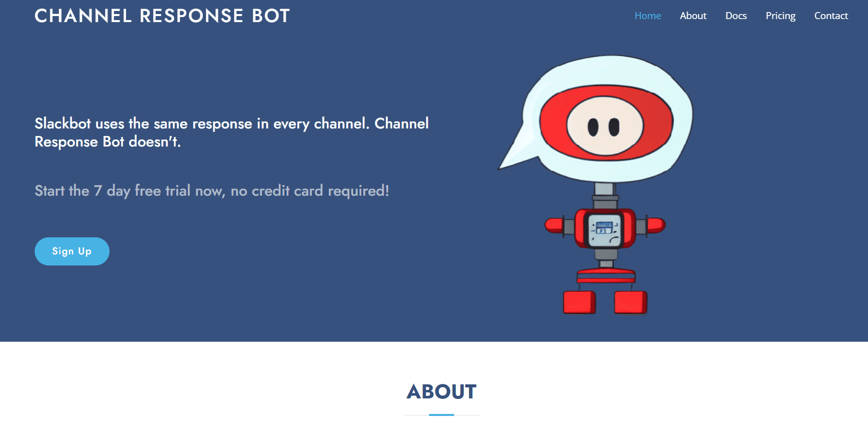 Channel Response Bot