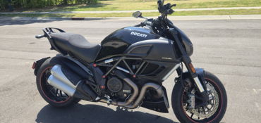 2013 DUCATI DIAVEL motorcycle for rent near Durham, NC