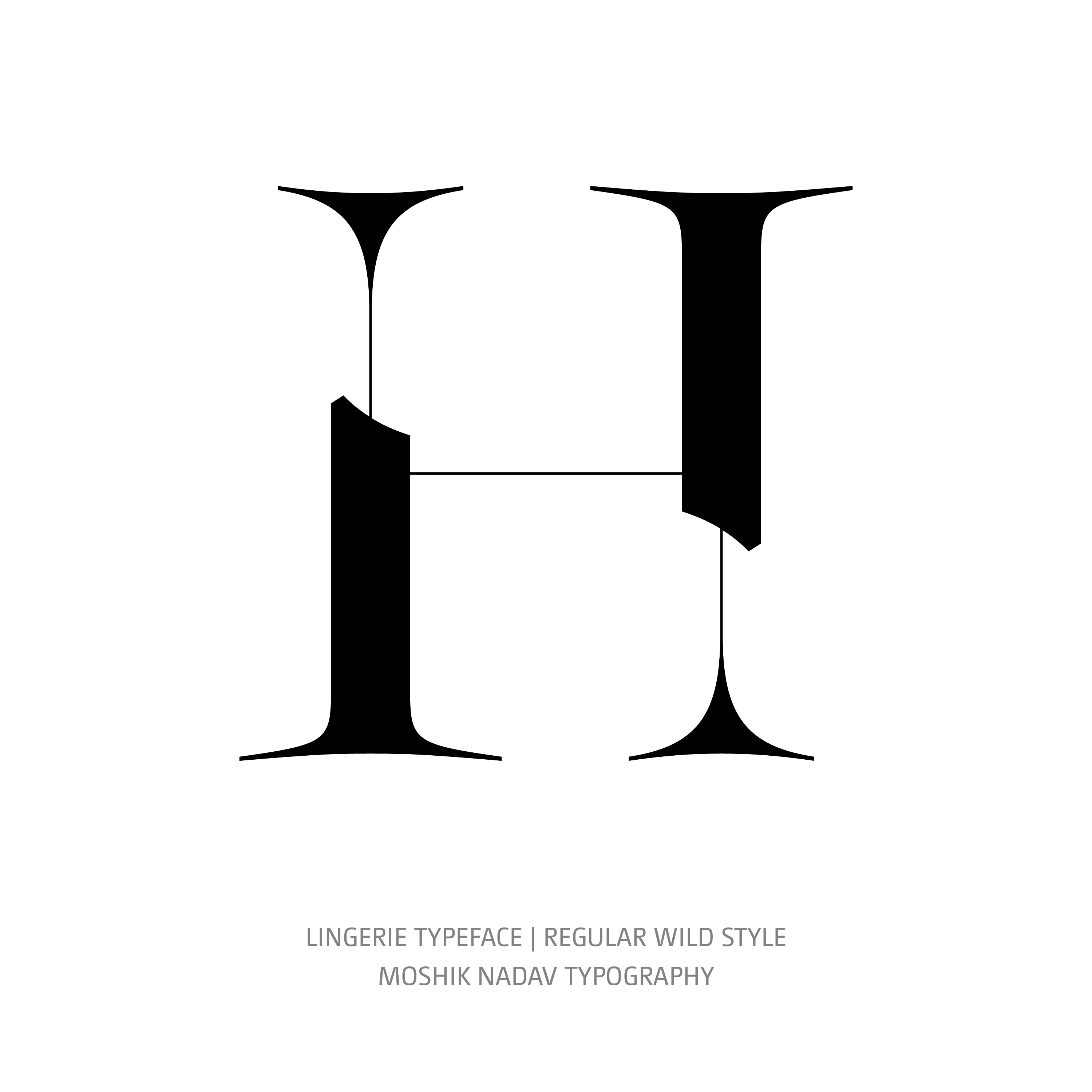 Lingerie Typeface Regular Wild H
