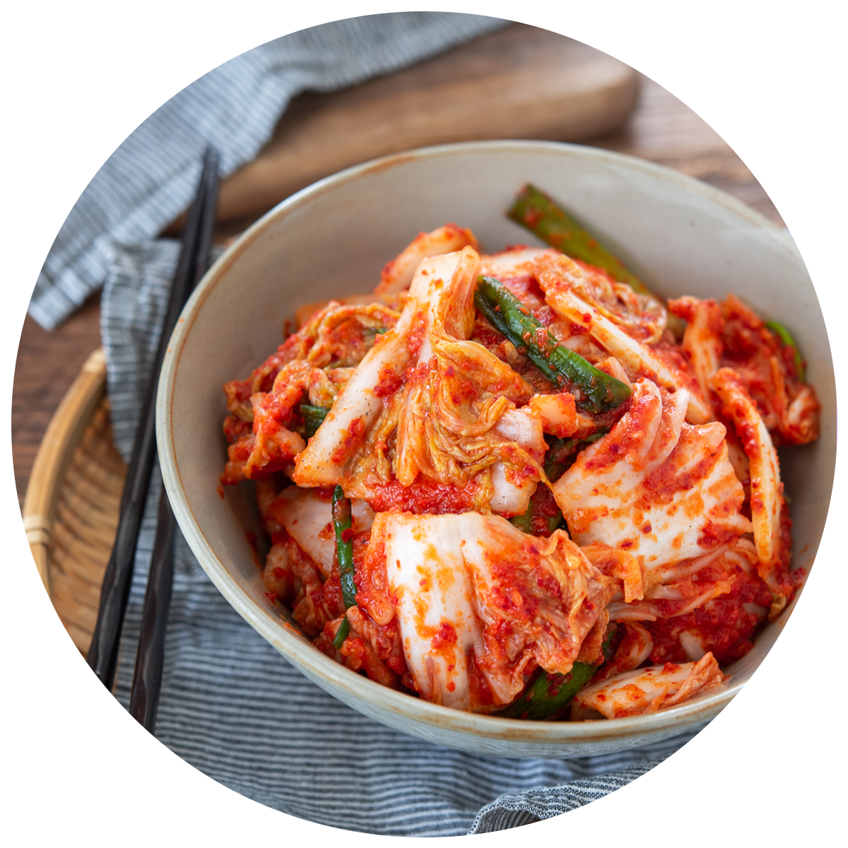 A bowl of kimchi as a source of Probiotics in the best probiotics in singapore