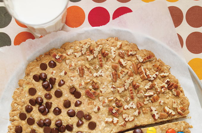 Biscuit géant tout garni