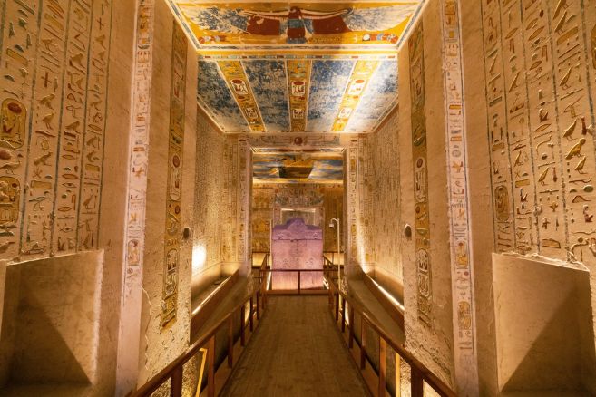tomb of Ramesses VI in The Valley of Kings . Luxor . Egypt.