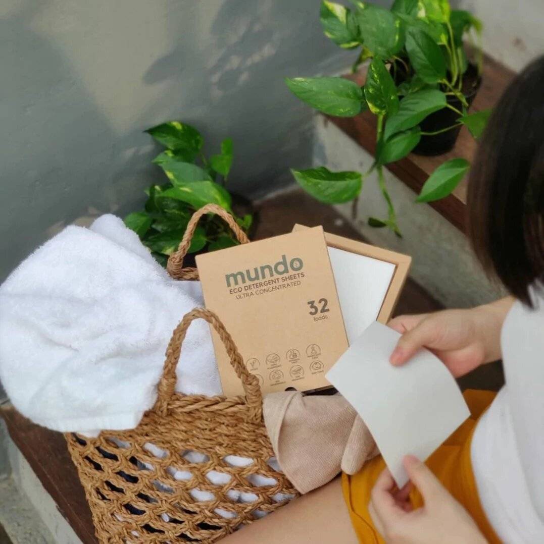 Featuring Mundo Eco Laundry Detergent Sheets
