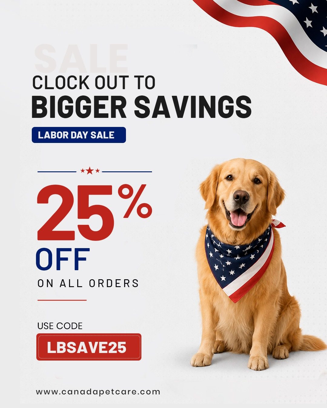 Save Big This Labor Day - 25% Off on Flea & Tick Products
