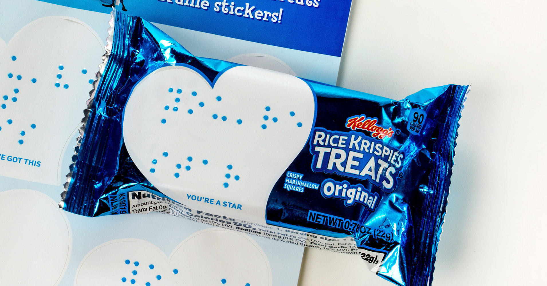 Rice Krispies Make Love More Accessible With Braille Snack Notes