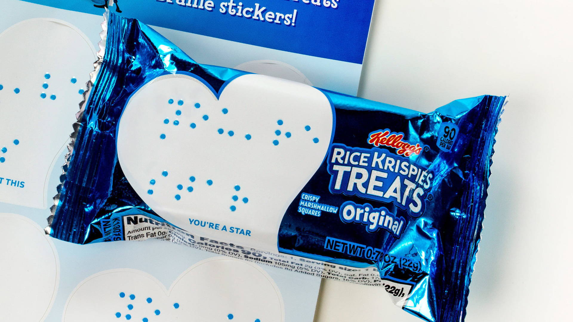 Featured image for Rice Krispies Make Love More Accessible With Braille Snack Notes