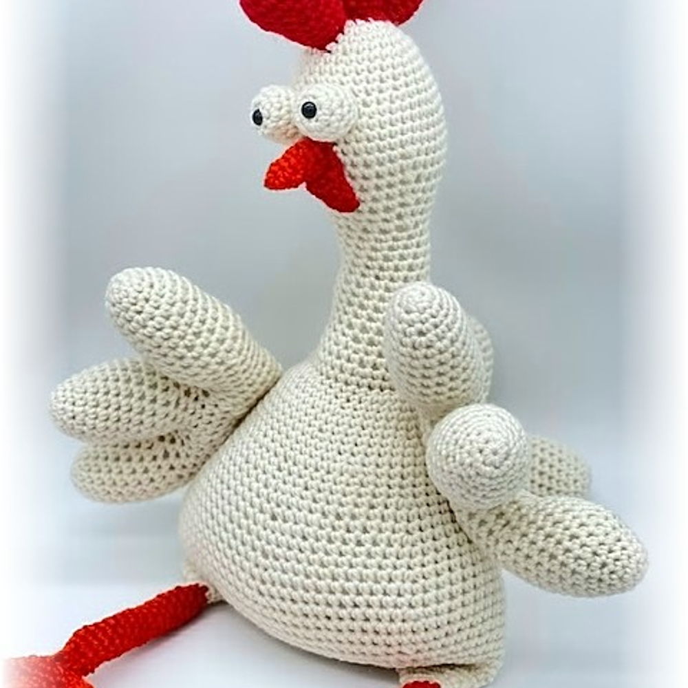 Bird Buddy Crochet Chicken Amigurumi Softie Toy Pattern - Repekkah