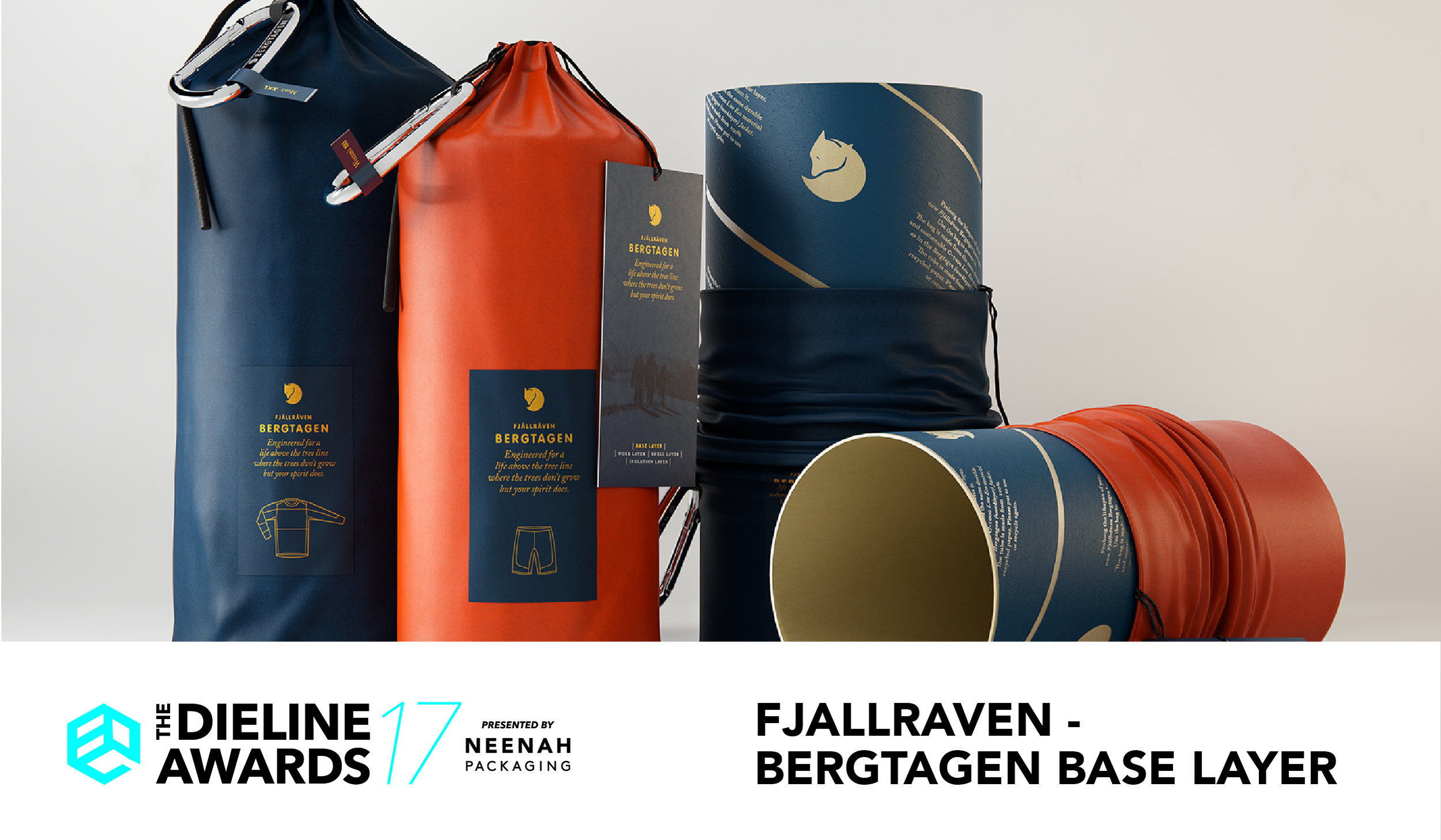 The Dieline Awards 2017 Outstanding Achievements: Fjallraven – Bergtagen Base Layer