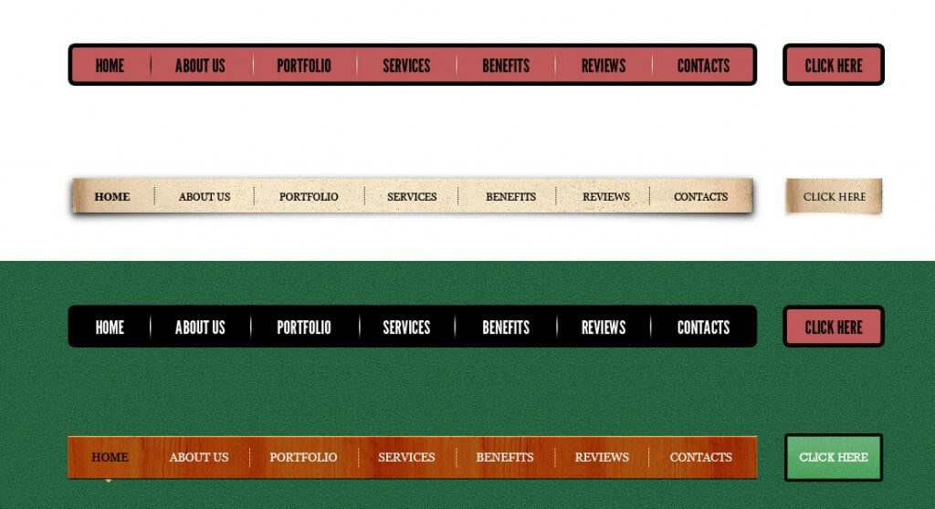 Pagination - пагинация в формате .PSD для Фотошоп