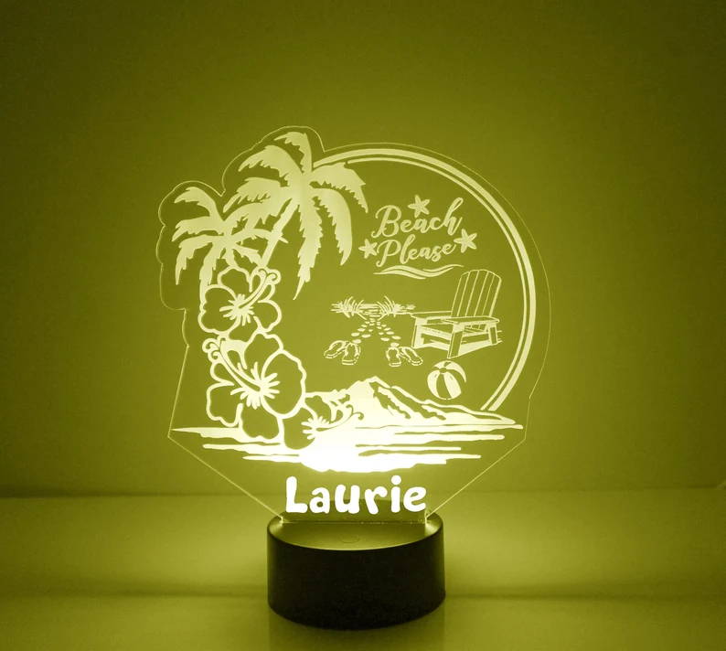 Laser Engraved Acrylic Lamps 01