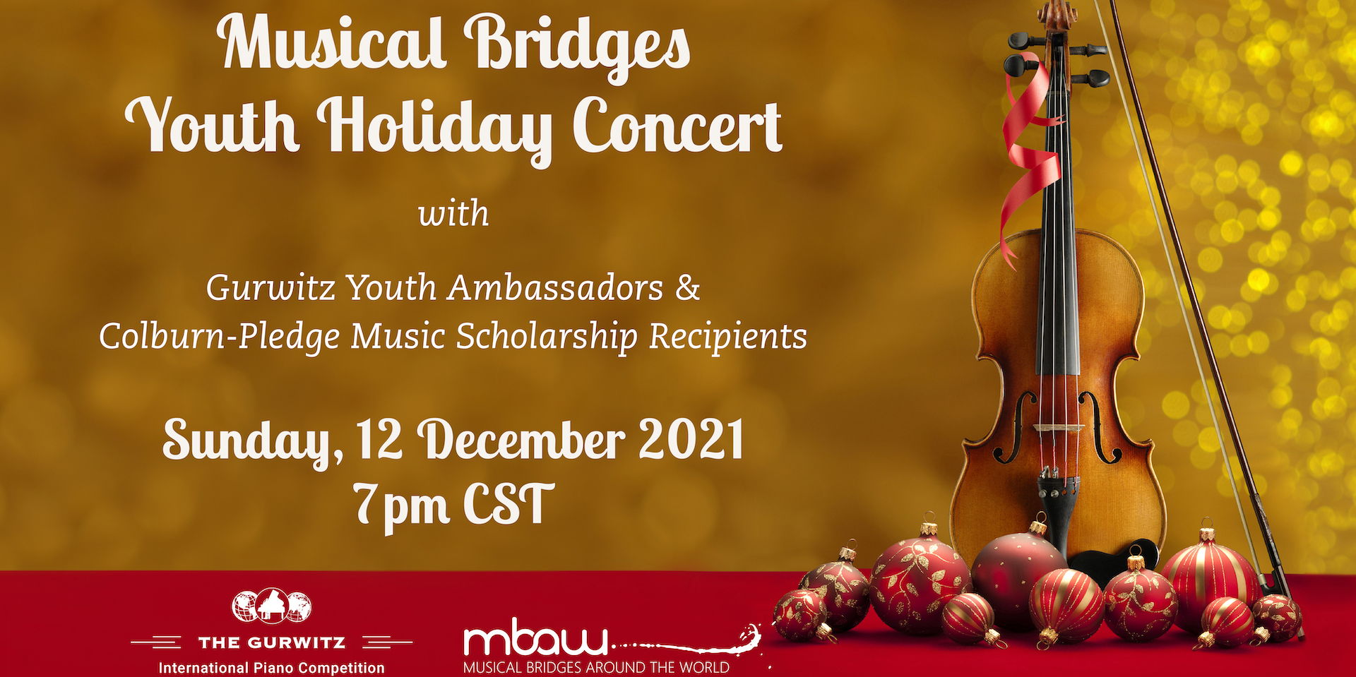 Musical Bridges Youth Holiday Concert promotional image
