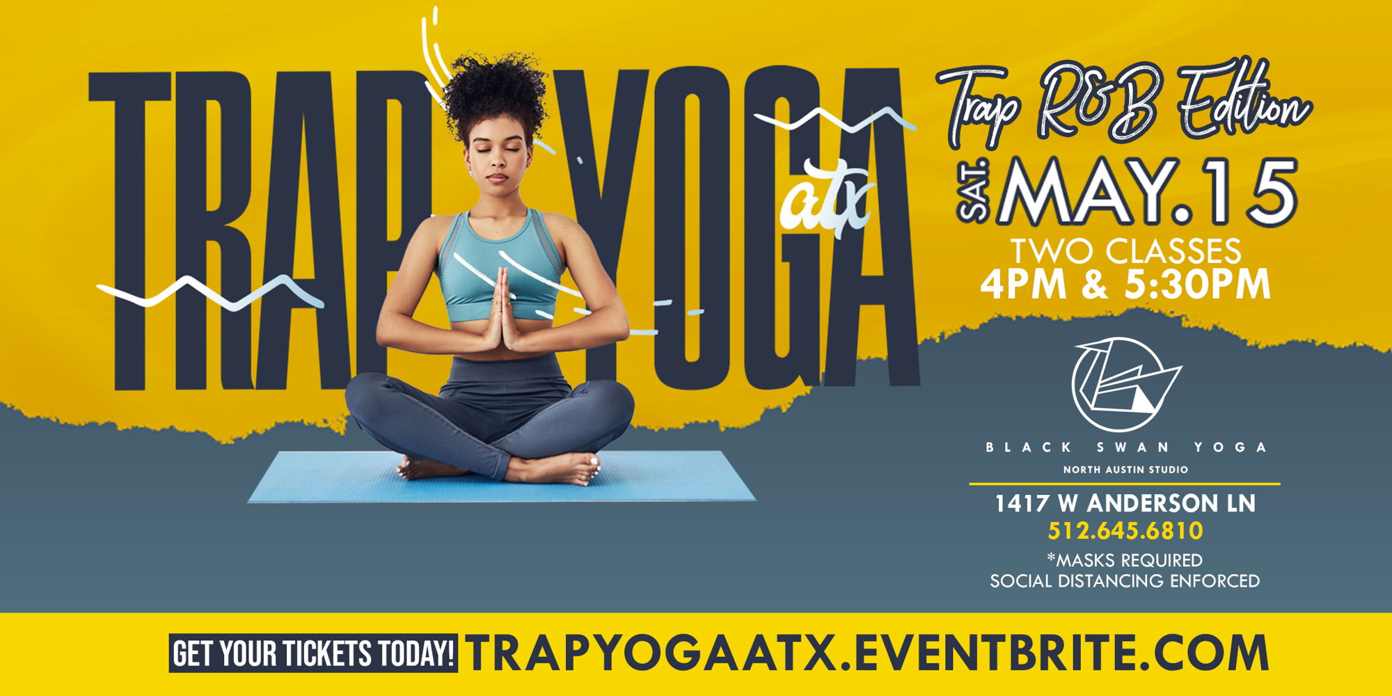 Trap Yoga ATX | Experience Vinyasa Flow Yoga Infused with  Today's Best R&B Music! promotional image