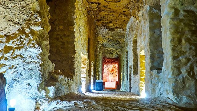 Catacombs in the Serapeum of Alexandria, Egypt Catacombs in the Serapeum of Alexandria, Egypt