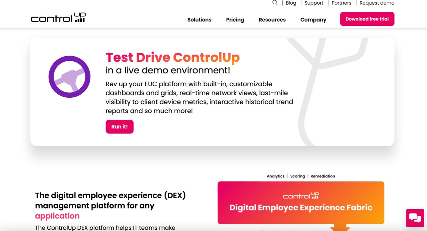 ControlUp product / service