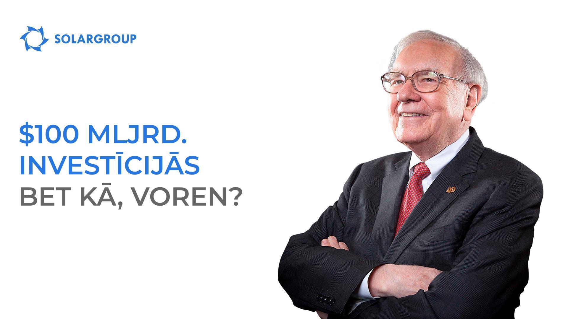 $100 mljrd. investīcijās: bet kā, Voren?