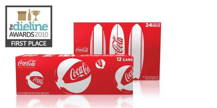 The Dieline Awards: First Place – Beverage – Coca-Cola Summer Identity