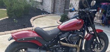 2021 HARLEY-DAVIDSON FXFBS FAT BOB 114 ABS motorcycle for rent near Fulshear, TX